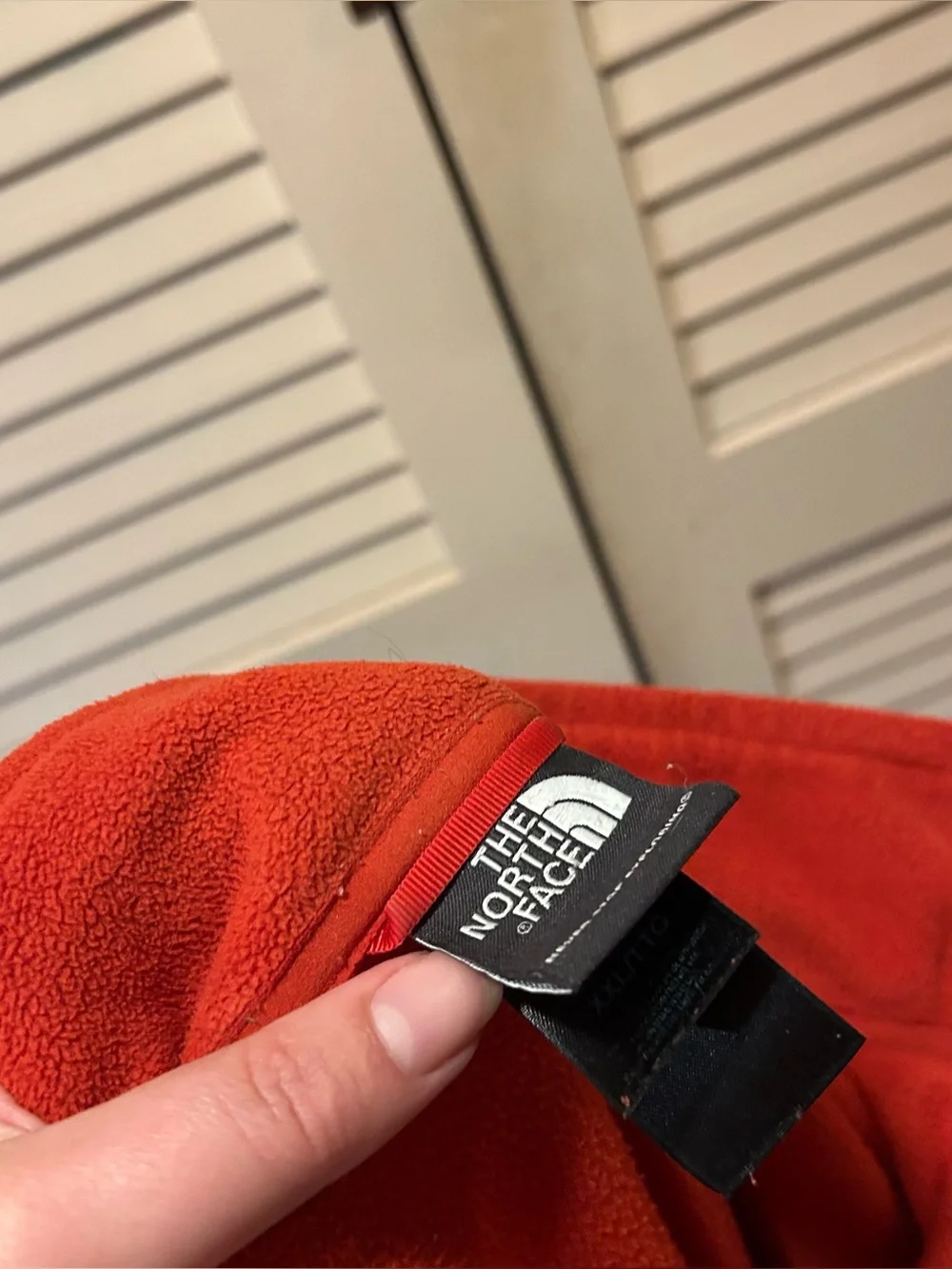 The North Face XXL 1/4 Zip Fleece Red Men’s Sweatshirt Pullover